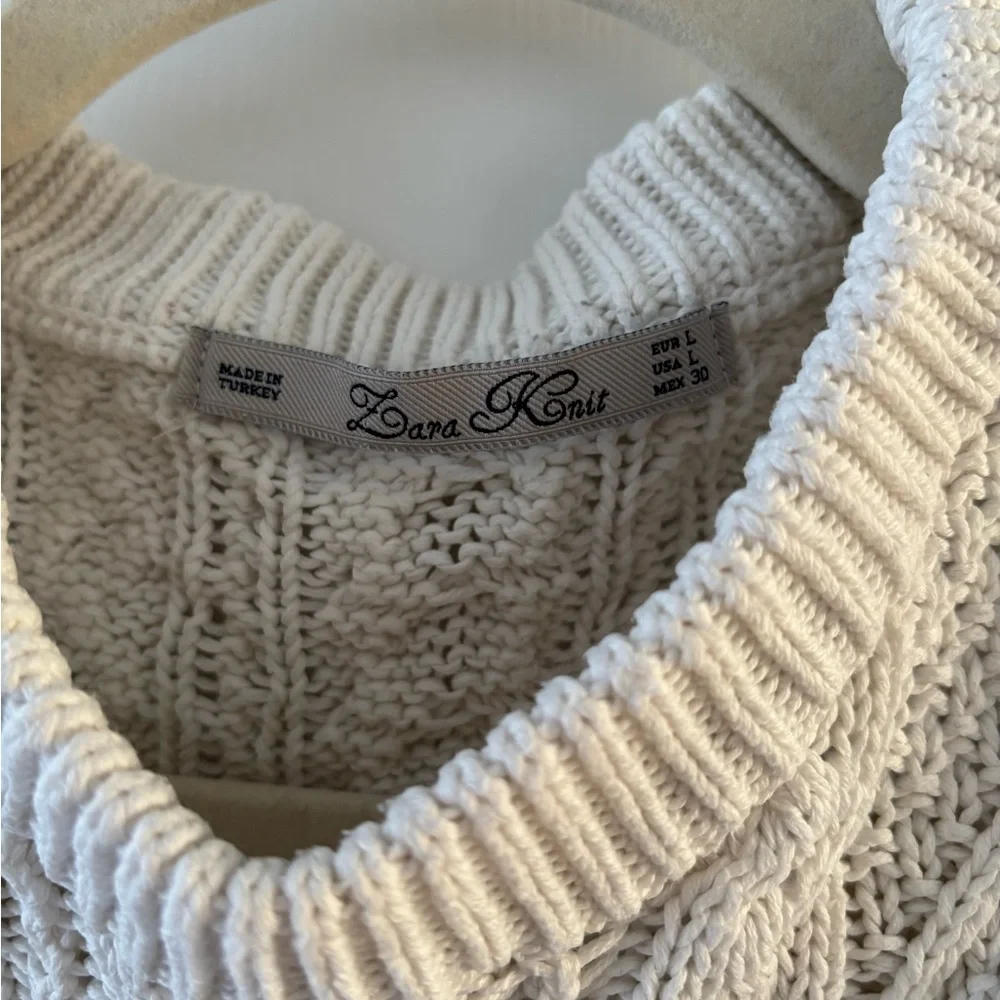 Fisherman Cottage Oldmoney Cable Knit Sweater Chunky Cabine Academia Women Large - Picture 3 of 7